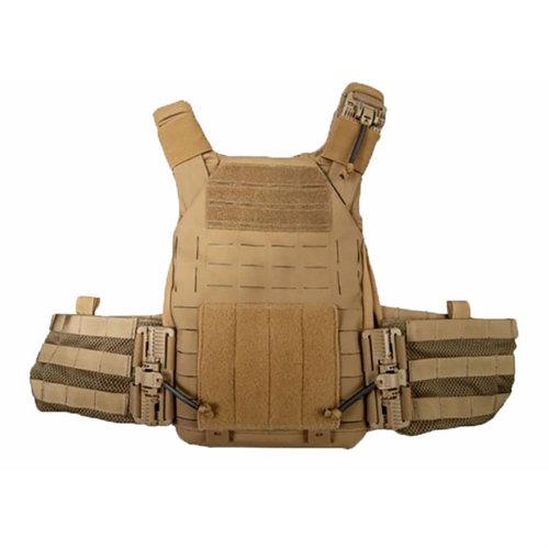 El SMC Plate Carrier es ligero, ajustable y cómodo, con capacidad para placas, múltiples opciones de personalización y liberación rápida en emergencias.