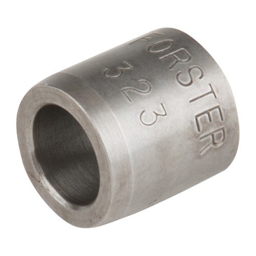 Los bushings de Forster son ideales para dies de bushing bump, fabricados en incrementos de .001" y tratados criogénicamente para mayor suavidad y durabilidad.