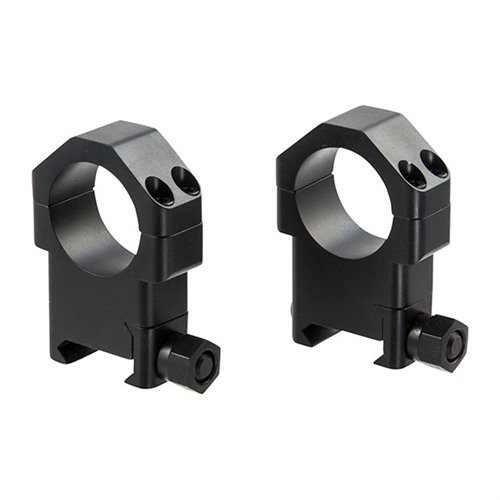 Los anillos TSR-W de TPS Products están hechos de acero aleado, ofrecen un ajuste preciso, evitan el movimiento del visor y son compatibles con bases Weaver y Picatinny.
