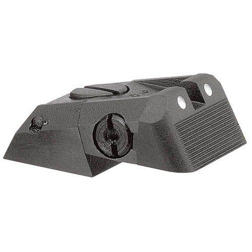 Las miras traseras KENSIGHT para 1911 son ajustables, sin bordes afilados y perfectas para el porte oculto, con puntos blancos para una mejor visibilidad.