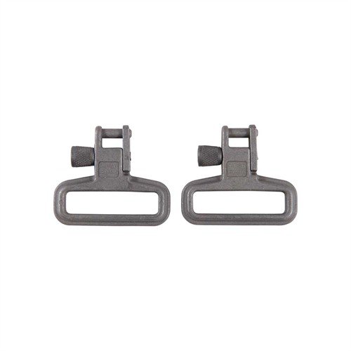 Los SLING SWIVELS de 1-1/4" de GROVTEC US son resistentes, de acero y cuentan con un sistema de liberación rápida, ideales para tus necesidades de tiro.