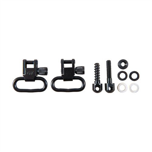 Los swivels de acero son duraderos y sin partes plásticas, cuentan con un sistema de liberación rápida y se adaptan a varios rifles con facilidad.