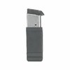 El Blackhawk Single Mag Case ofrece acceso rápido a cargadores de 9mm, .40, .45, 10mm y .357 Sig, con retención segura y clip ajustable para cinturones.