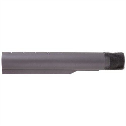 El tubo de extensión VLTOR permite montar culatas colapsables mil-spec sin ruidos, garantizando un ajuste preciso y deslizamiento suave gracias a su diseño de aluminio.