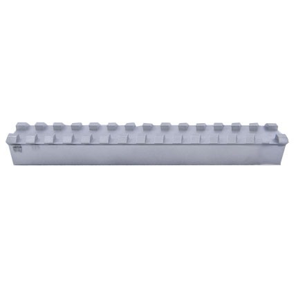 El rail Picatinny en blanco de 5-5/8" es perfecto para personalizar el montaje de accesorios y ópticas, con ranuras precisas y diseño ligero.