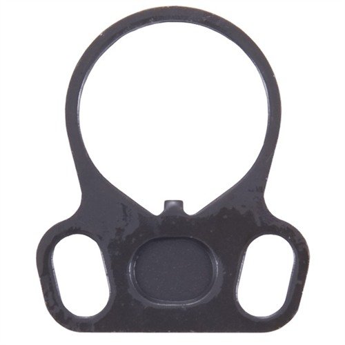 El adaptador de sling ambidiestro de DOUBLE STAR ofrece un punto de sujeción bajo perfil para slings de un solo punto, fabricado en acero 1018 resistente y acabado Parkerizado.