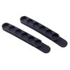 El QUICKSTRIP de TUFF es un soporte flexible de polímero que guarda 6 cartuchos, ideal para recargas rápidas y fácil de llevar en el bolsillo.