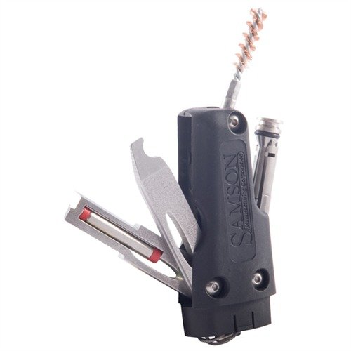 El AR-15 MOE/MIAD Field Survival Tool Grip Core es un versátil multi-herramienta que se guarda en la empuñadura de tu rifle, ideal para reparaciones rápidas en el campo.