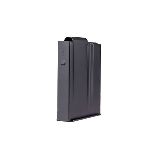 Disfruta de una carga y descarga rápidas con el cargador AICS de 10 rondas, fabricado en acero duradero y compatible con .308 y 6.5mm Creedmoor.