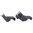 DUECK DEFENSE AR-15  OFFSET RAPID TRANSITION SIGHT SET BLACK