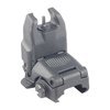 El visor frontal MBUS Gen 2 de MAGPUL es ligero, se despliega al instante, no se engancha y se monta fácilmente en el riel Picatinny, ideal como respaldo.