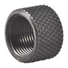 Protege tu cañón roscado con este THREAD PROTECTOR de acero inoxidable 303, acabado en óxido negro, ideal para cañones Lone Wolf y otros compatibles.