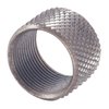 Protege tu cañón roscado con el THREAD PROTECTOR de LONE WOLF DIST., fabricado en acero inoxidable 303 y acabado en óxido negro, ideal para cañones compatibles.