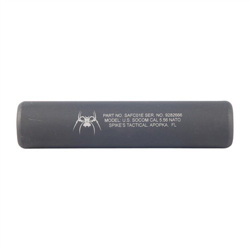 El CAR-1 FAKE SUPPRESSOR de SPIKES TACTICAL simula un rifle suprimido, se instala fácilmente en cañones AR de 16" y no requiere permisos.