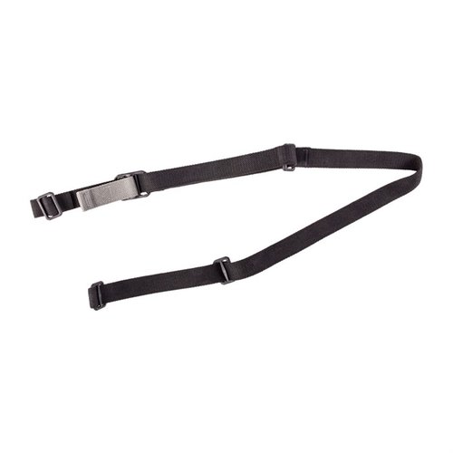 La sling Vickers VCAS de Blue Force Gear se ajusta rápidamente, no se enreda y es ideal para diversas posiciones de tiro, perfecta para tu AR-15/M16.