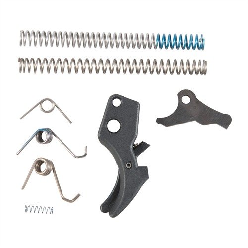 Mejora tu XD/XDM con el Drop In Trigger Kit de Powder River: disparo más corto y nítido (3.5-4.5lbs), reset rápido y construcción de polímero ligero.