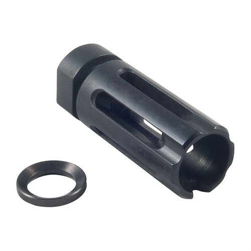 El AR-15 EXTENDED FLASH SUPPRESSOR 22 CAL de DANIEL DEFENSE reduce el destello y mejora la precisión, ideal para tus sesiones de tiro.