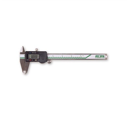 Con el caliper digital RCBS de 6", obtén lecturas instantáneas, precisión de +/- 0.001" y mide en pulgadas o milímetros con facilidad. ¡Ideal para tus proyectos!