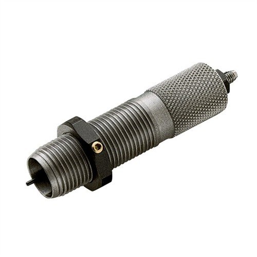 El decapping die Heavy Duty de RCBS es ideal para eliminar primers gastados de cartuchos de .27 a .45, incluso de aquellos con crimpado militar.