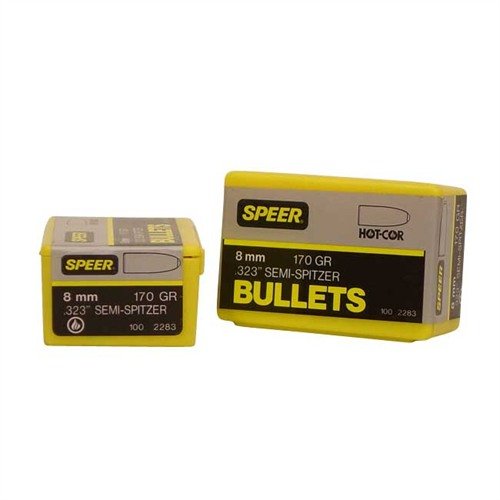 Las balas Hot-Cor 8MM de 170GR ofrecen un rendimiento consistente y una precisión excepcional, gracias a su núcleo de plomo fundido sin vacíos.