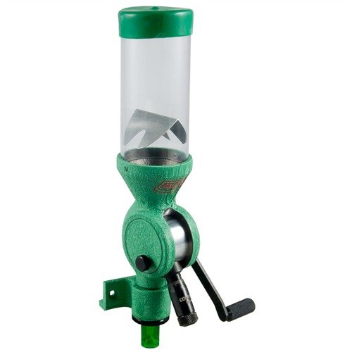 El medidor de pólvora Competition 10X de Redding ofrece precisión y capacidad para cartuchos pequeños, ideal para cargas de 1 a 25 grains con ajustes micrométricos.