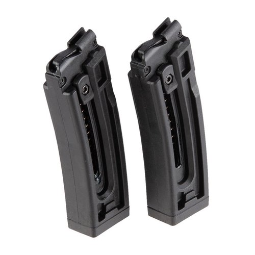 Los cargadores GSG-16 de 22LR son duraderos, fáciles de cargar y cuentan con ventanas para ver la cantidad de balas. ¡Fiabilidad alemana en cada disparo!