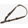 La MS4 GEN2 DUAL QD SLING de MAGPUL ofrece una opción convertible de dos a un punto, con ganchos QD para un uso rápido y seguro en tus rifles.