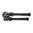 ACCU-SHOT QUICK DETACH PICATINNY PSR STANDARD HEIGHT BIPOD BLACK