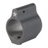 El gas block bajo perfil de BCM es resistente, hecho de acero de alta calidad, con acabado fosfatado y tornillos de fijación, ideal para tus cañones AR-15/M16.