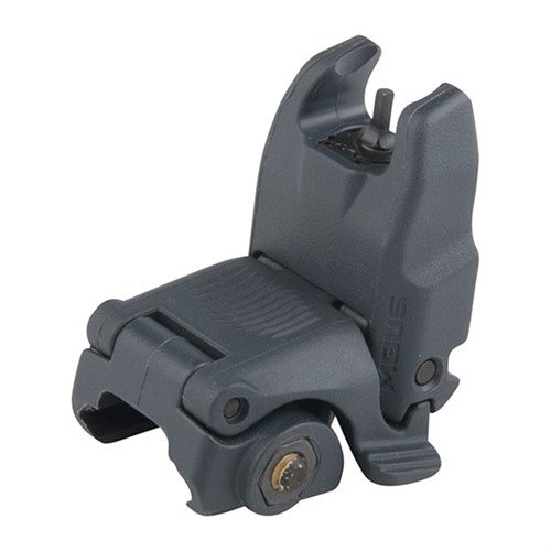 El MBUS GEN 2 de MAGPUL es un visor de polímero que se despliega al instante, ideal como respaldo y sin obstáculos al plegarse, ocupando menos de 1" en riel.