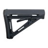 El culatín MOE de Magpul es ligero, duradero y cómodo, con ajuste rápido, diseño robusto y compatible con tubos de buffer mil-spec de 1.14".