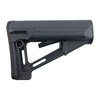 El culatín Magpul STR ofrece almacenamiento para baterías, comodidad mejorada con un diseño ergonómico y un sistema de bloqueo que elimina el juego.
