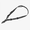 El MS3 GEN2 es un sling versátil que permite transiciones rápidas entre modo de un punto y dos puntos, ideal para entornos tácticos cambiantes.