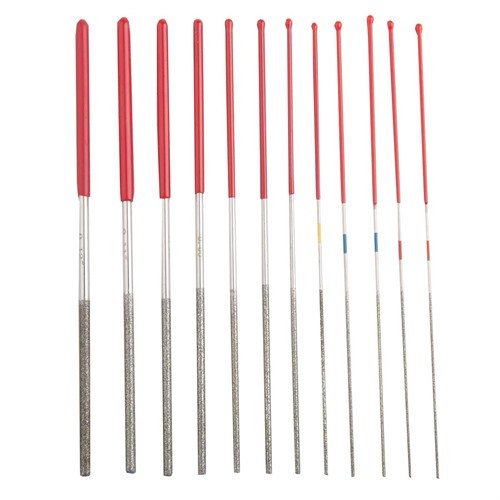 El set de 12 limas micro de diamante de RAMRODZ es perfecto para ajustes precisos y aplicaciones especiales, con recubrimiento de diamante para mayor durabilidad.