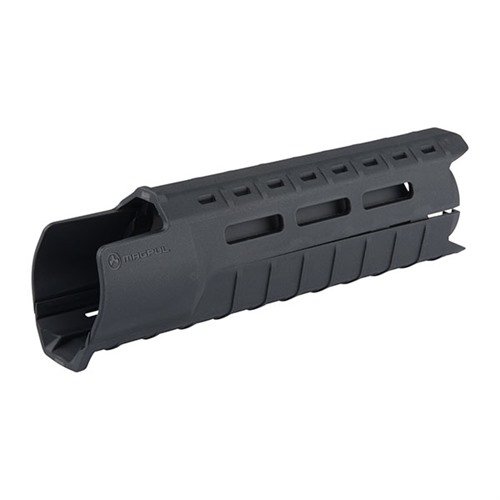 El handguard MOE-SL de MAGPUL es ligero, resistente al calor y mejora la manipulación del arma, con ranuras M-LOK para accesorios y fácil instalación.