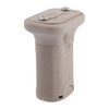 El KEYMOD BCMGUNFIGHTER SHORT VERTICAL GRIP ofrece un montaje rápido y sin herramientas, ángulo natural para la muñeca, y almacenamiento interno, todo en un diseño compacto.