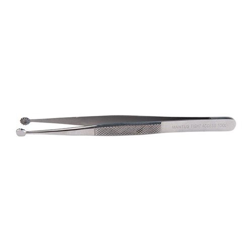 El Mantus es una herramienta versátil de acero inoxidable quirúrgico, con manos serradas interconectadas y un alcance de 6 pulgadas, ideal para tus necesidades de armería.