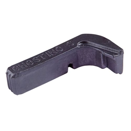 El liberador de cargador extendido Ghost para Glock Gen 1-3 facilita el cambio de cargadores y evita enganches gracias a sus bordes biselados.