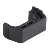 El VICKERS GLOCK® EXTENDED MAGAZINE RELEASE permite cambios de cargador rápidos y suaves, con un botón de liberación fácil de alcanzar y sin necesidad de reposicionar la mano.