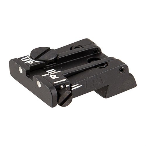 Convierte tu CZ 75/85 en un arma moderna con esta mira trasera ajustable que se adapta sin problemas y mejora tu precisión en el tiro.