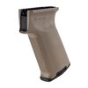 Mejora tu control y comodidad con el MOE AK+ Grip de MAGPUL, compatible con receptores AK reforzados y no reforzados, y personalizable con Grip Cores.
