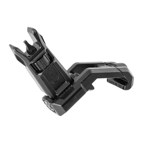El MBUS Pro Offset Front Sight de MAGPUL ofrece una construcción de acero Melonited, ajuste sin herramientas y un sistema de puntería eficaz al rotar tu rifle 45 grados.