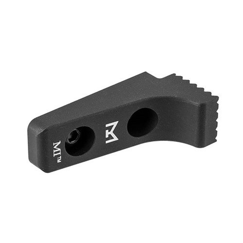 El M-LOK Barricade Stop de Midwest Industries se monta fácilmente en sistemas M-Lok, ofreciendo un anclaje sólido para disparos precisos, fabricado en aluminio 6061.