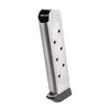 Los cargadores Chip McCormick de acero inoxidable para 1911 .45 ofrecen 8 rondas, capacidad mejorada, base fija y resortes Wolff para un rendimiento superior.