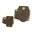 TANGODOWN VICKERS TACTICAL S&W M&P MAGAZINE FLOORPLATES-FDE