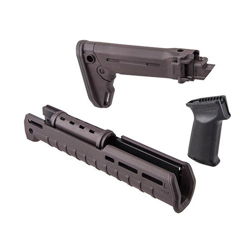 Actualiza tu Kalashnikov con el set Magpul Zhukov-S, que incluye una culata plegable, guardamanos M-LOK y el grip MOE AK+ para un control y ergonomía superiores.
