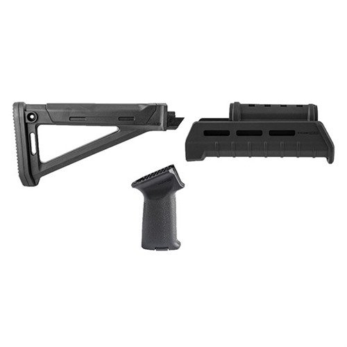 Mejora tu AK-47 con el set MOE AKM: incluye un stock ajustable, guardamanos M-LOK y empuñadura ergonómica para mayor comodidad y versatilidad en accesorios.