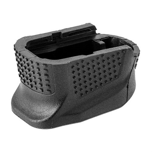 Aumenta la capacidad de tu Glock® 42 en +2, mejora el control y facilita los cambios de cargador con esta resistente Enhanced Magazine Plate.