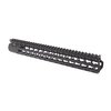 El handguard BCM KMR Alpha de Bravo Company ofrece flotación del cañón para mayor precisión, construcción ligera de aluminio y múltiples ranuras KeyMod para accesorios.