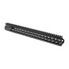 El handguard BCM KMR Alpha de Bravo Company ofrece flotación libre del cañón para mayor precisión, construcción ligera y múltiples ranuras KeyMod™ para accesorios.